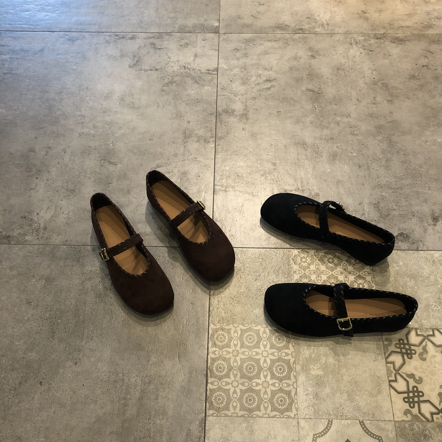 2025新款时尚百搭方头平底舒适女鞋绒面一字扣带玛丽珍鞋单鞋女,女鞋,浅口单鞋,淘宝优惠券,粉丝福利购,淘宝优惠卷