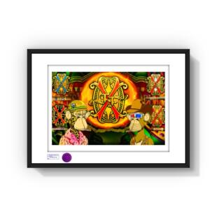 美国S5h正品版画 会所装饰画 雪茄富恩特巨著FUENTE OPUSX 无聊猿