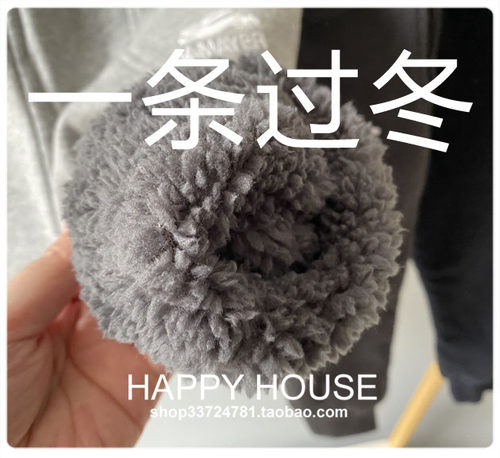 童装冬季加绒厚小孩棉裤