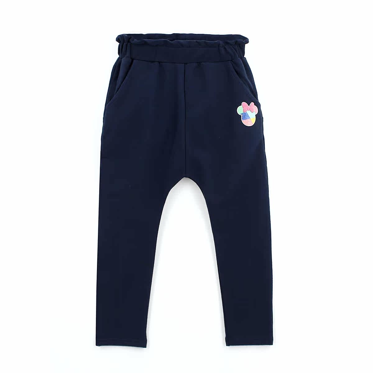 迪士尼童装女中大童全棉外裤春秋卡通米奇长裤子女童休闲裤哈伦裤,童装/婴儿装/亲子装,裤子,淘宝优惠券,粉丝福利购,淘宝优惠卷