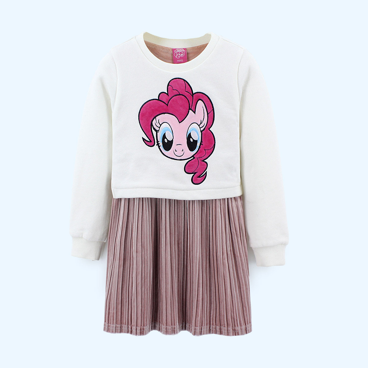 小马宝莉童装女童圆领长袖金丝绒裙子冬季百搭儿童加绒保暖连衣裙,童装/婴儿装/亲子装,连衣裙,淘宝优惠券,粉丝福利购,淘宝优惠卷