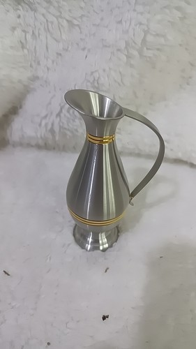 日本进口纯锡24k金边小酒壶酒具酒道配件95mmx36mm