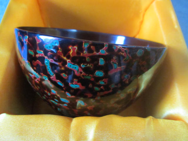 福州脱胎漆器*艺匠手作纯大漆布脱胎碗150mm*40mm/茶酒碗/酒茶板