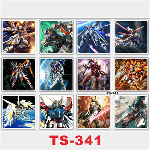 机动战士高达动漫保温杯涂鸦贴纸冰箱滑板行李箱吉他水杯ipad贴纸