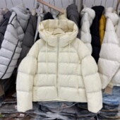 223克90白鸭绒泡芙感连帽羽绒服女宽松百搭冬季 加厚保暖外套88827