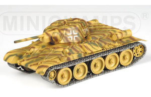 迷你切 Minichamps 1/35 苏联 T-34 主战坦克 德军 缴获