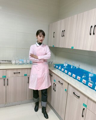 간호사 유니폼 긴팔 여성 가을 겨울 분할 양복 구강 치과 의료 및 미용실 감금 센터 의료 작업복