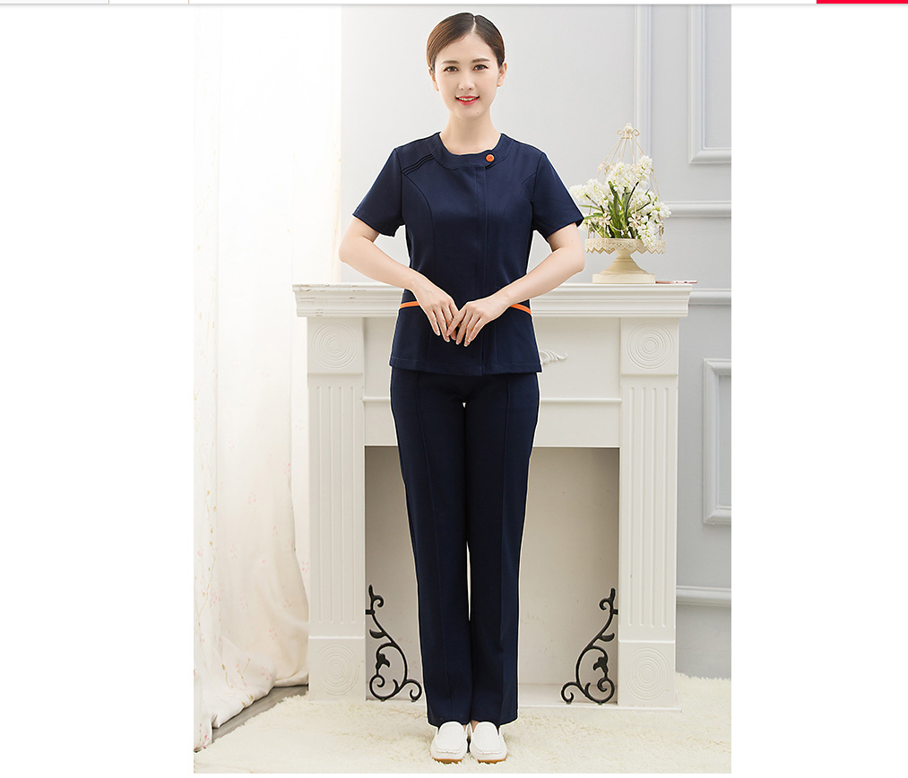 나이팅게일 박사 치과 및 구강 작업복 간호사복 손세탁복 핸드브러쉬복 한국형 반팔 여름 가디건