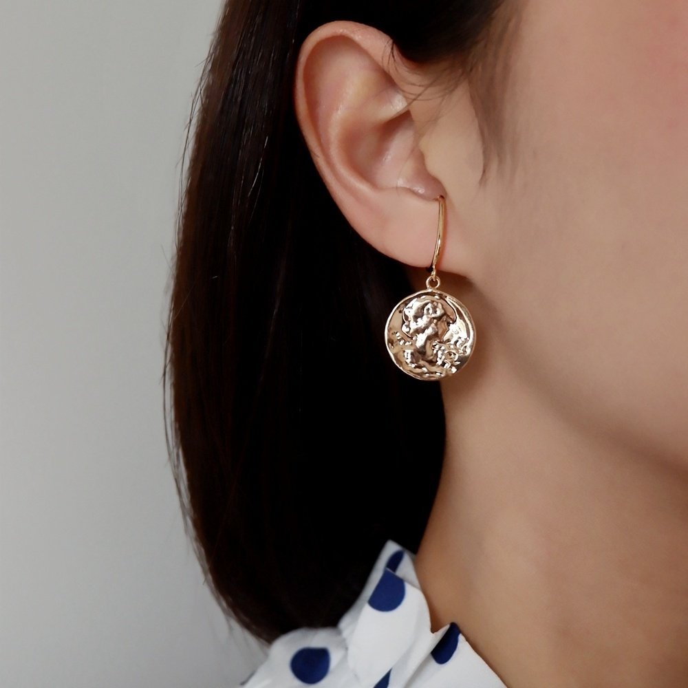 HiOnion耳夹布莱顿女孩18K包金