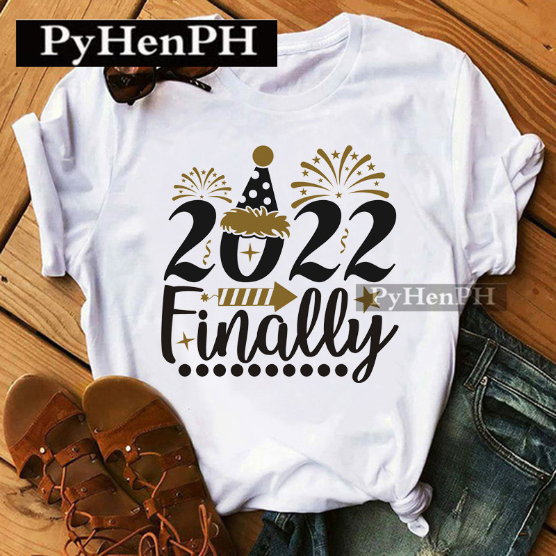 Welcome 2022 T shirt 新款新年春节短袖T恤女过年体恤儿童亲子装