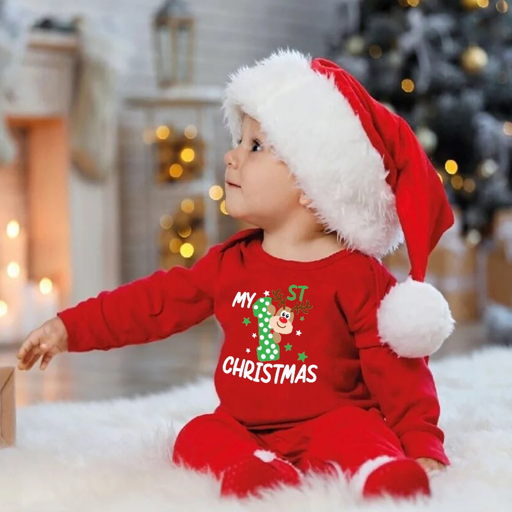 Christmas Bodysuit Baby 新款圣诞节爬服新生儿婴儿宝宝连体衣