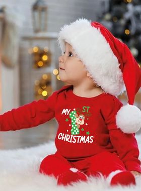 Christmas Bodysuit Baby 新款圣诞节爬服新生儿婴儿宝宝连体衣