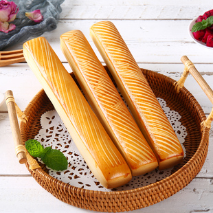杉木面包 香芋味麦特尔长条硬面包棒法棍面包奶棒法式压缩硬棍新