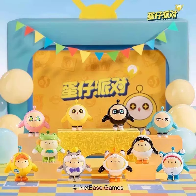 TOP TOY正版蛋仔派对迷你盲盒（拍一拆三，许愿款式可加拆三个）