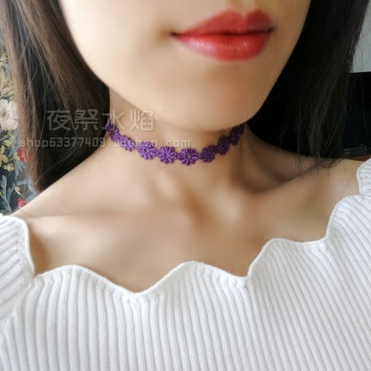 choker韩国进口唯美风蕾丝项链
