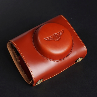 进口牛皮 M5A M3皮套相机包保护套 适用于索尼黑卡RX100M7