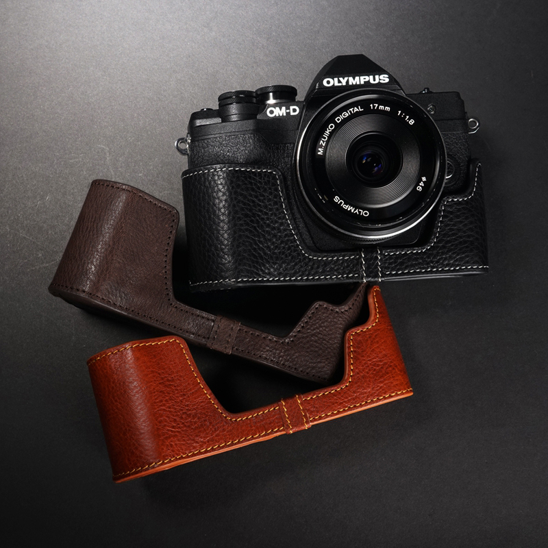 奥林巴斯EM10 Mark iv真皮相机包EM10iv四代保护套 牛皮套