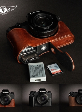 手工牛皮 真皮佳能G1X mark iii皮套G1X3相机包G1XM3保护套 配件