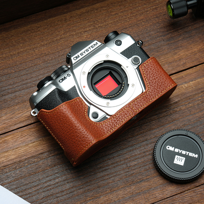 奥之心OM5ii相机包EM5iii真皮套