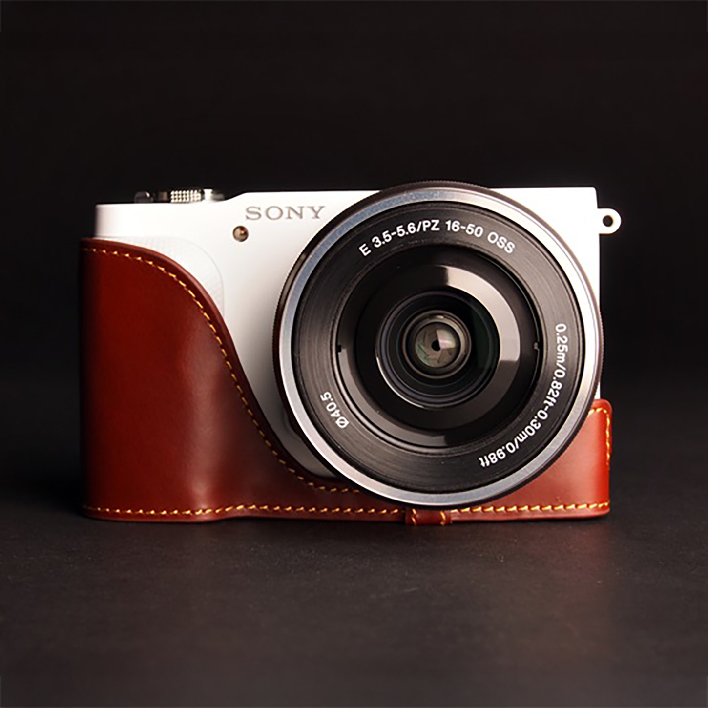 手工牛皮 索尼NEX5N NEX-3N F3 nexC3 nex5c相机包真皮保护套配件