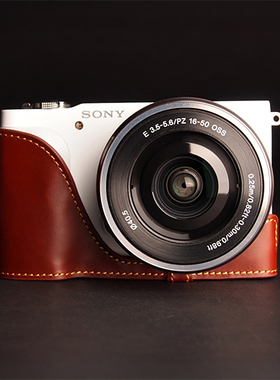 手工牛皮 索尼NEX5N NEX-3N F3 nexC3 nex5c相机包真皮保护套配件