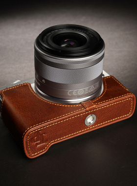 手工原创 佳能M100 M200 m100保护套相机包真皮套 复古牛皮套配件