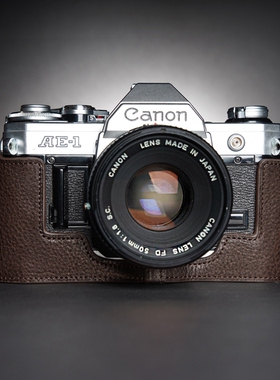 手工牛皮Canon佳能AE1P A-1相机包复古皮套AE-1P胶卷机真皮保护套