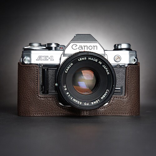 手工牛皮Canon佳能AE1P A-1相机包复古皮套AE-1P胶卷机真皮保护套