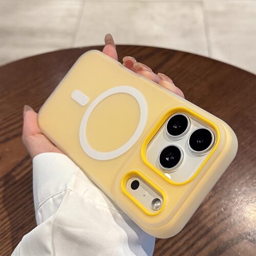 磁吸版苹果手机壳适用iPhonePROMAX手机壳果冻磁吸二合一