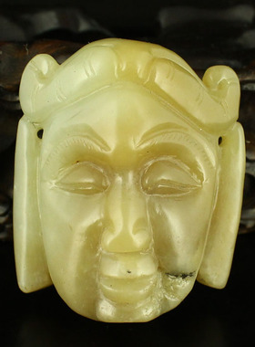 天然精工雕刻把件新疆和田玉