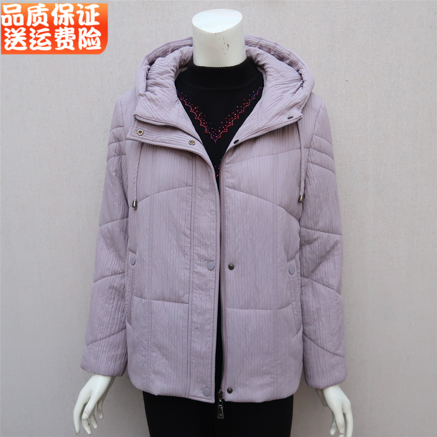 中年妈妈冬装新款加厚保暖棉衣