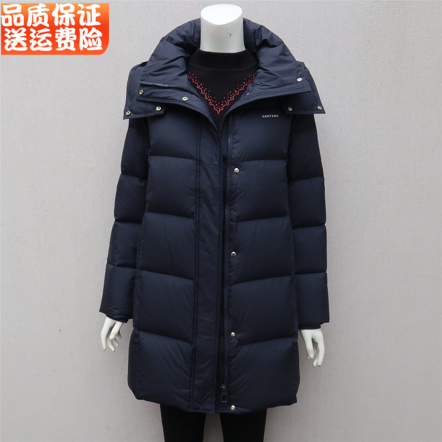 中老年女装妈妈冬装新款厚羽绒服