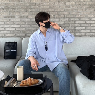 男士 长袖 2025秋季 韩版 衬衣休闲百搭通勤上衣潮 新款 碧舍高级感衬衫