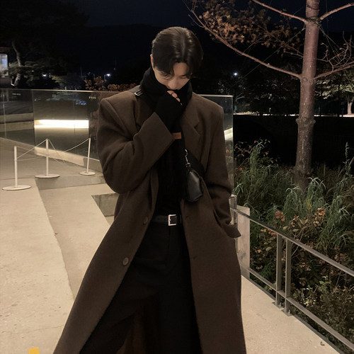 品牌新款高级感宽松呢子大衣