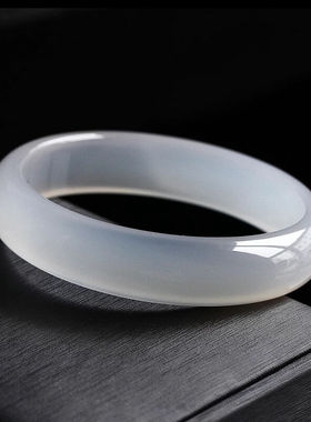 玉髓手镯少女细款玛瑙玉手镯白月光生日送女友妈妈荔枝冻天然玉镯