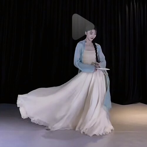 叠舞倾城 舞月同款古典舞演出服女飘逸练功服民族舞表演出服装
