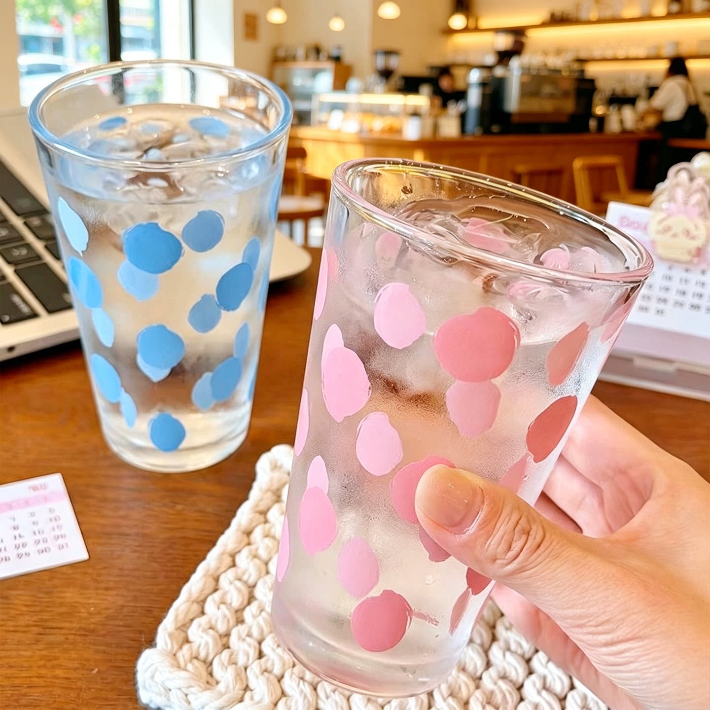 家用翻口玻璃杯高级感
