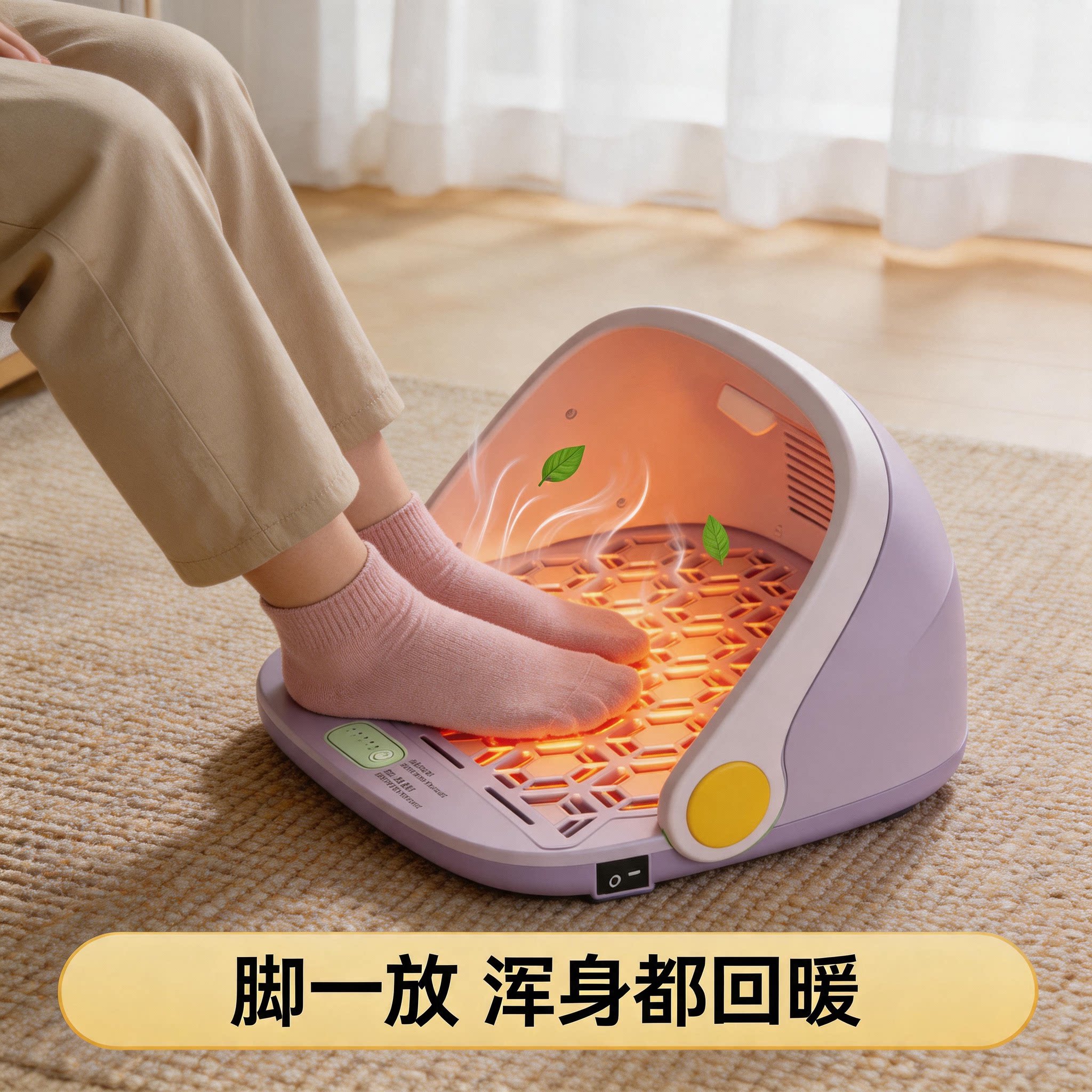 2026新款暖脚宝神器家用冬天无线办公室桌下工位石墨烯取暖器加热