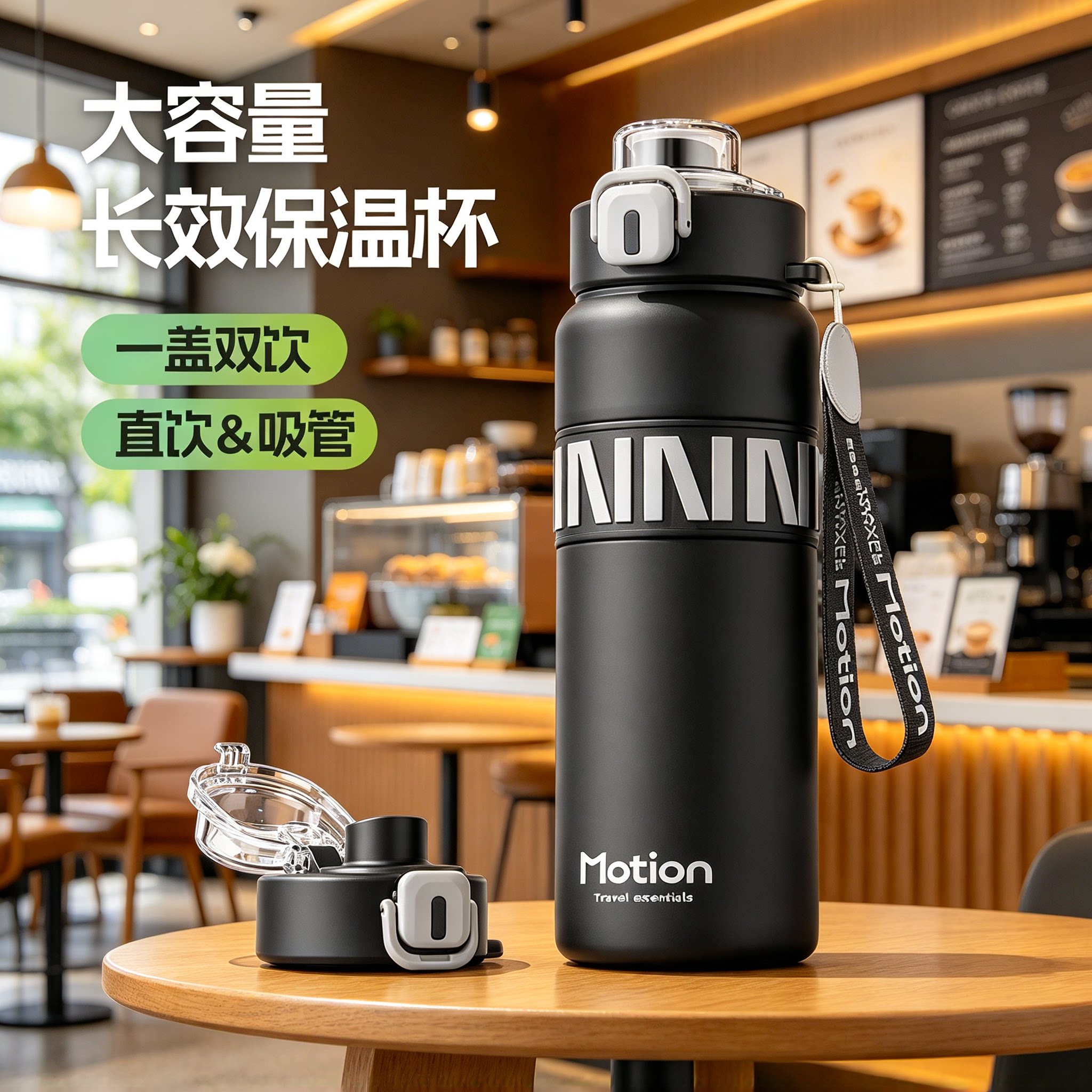 运动水壶保温杯316不锈钢