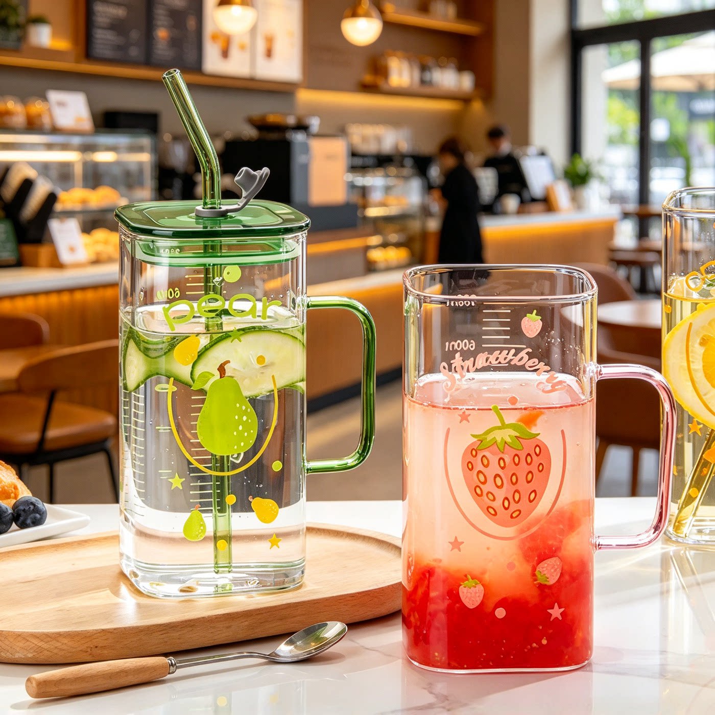 2026新款玻璃方形水杯