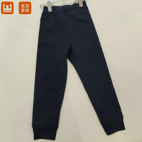 皇室童缘男童冬季校服保暖裤