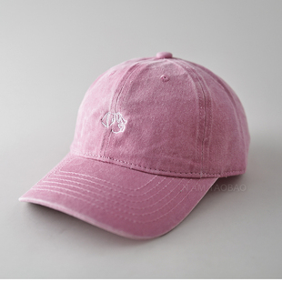 简约小狗头刺绣牛仔软顶棒球帽男女同款时尚简约休闲百搭鸭舌帽子