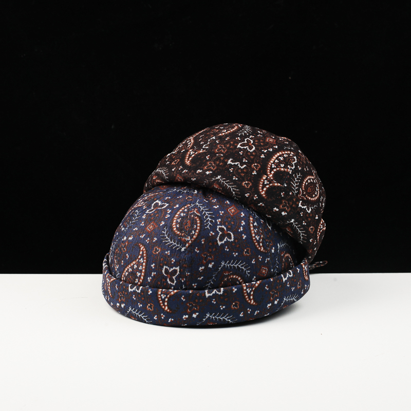 女无檐日系复古潮街头瓜皮帽帽子