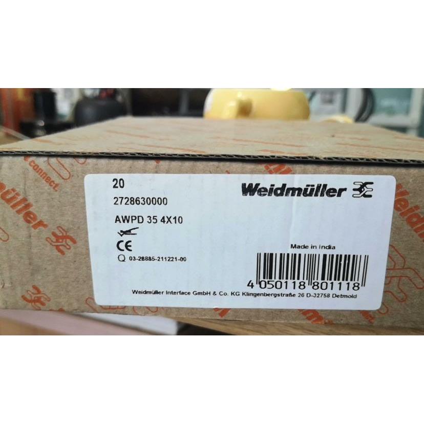 议价魏德米勒分线端子 AWPD 35 4X10 2728630000