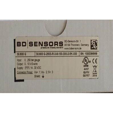 议价BD SENSORS压力传器30.600 G-2503-R-3-8-100-300-2-1-000