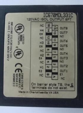 议价GE控制器模块IC670MDL331C1