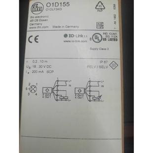 议价IFM O1D155激光传器 01D155
