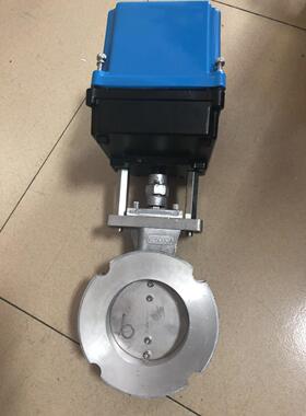 议价DN150对夹式铝合金蝶阀+BT-40-A-55S-01 电动执行器（套装