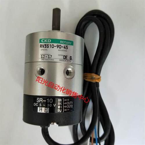 议价A023CKD旋转摆动气缸RV3S10-90-45-SR,