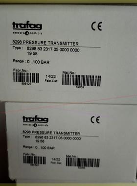 议价trafag 8298.83.2317 压力传器 再拍